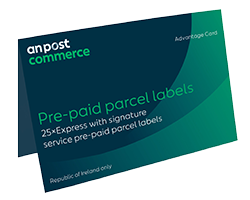 Express pre-paid parcel labels