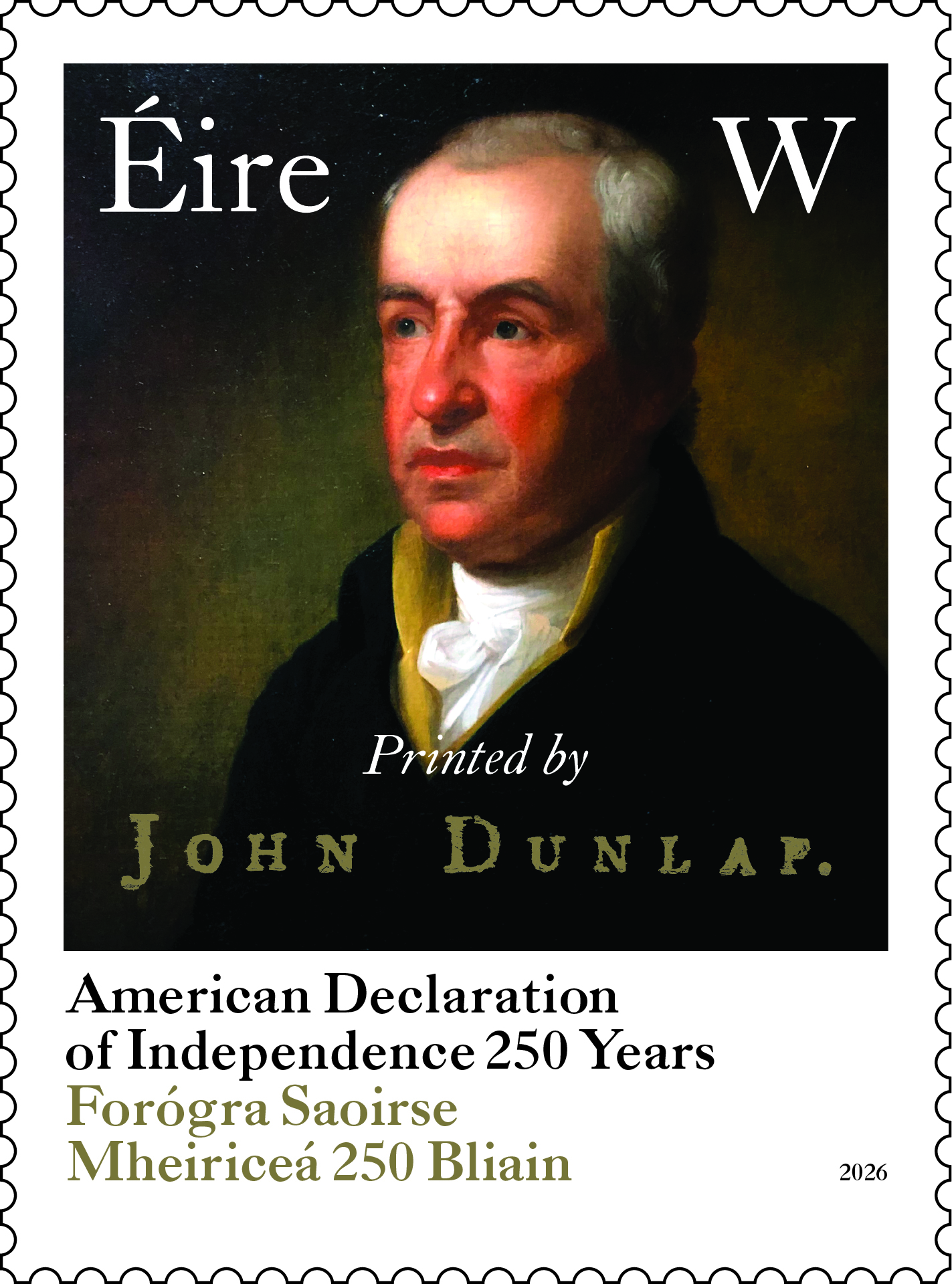 American Declaration of Independence - International Stamp - 2