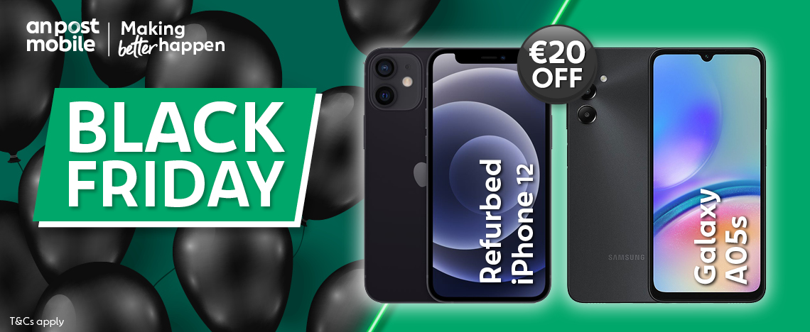 Shop Black Friad with An Post Mobile