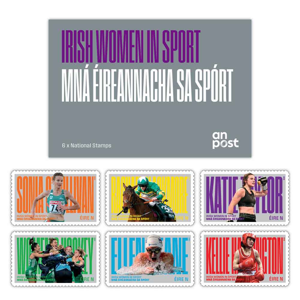 Irish Women In Sport - Booklet of 6 National Stamps - 1