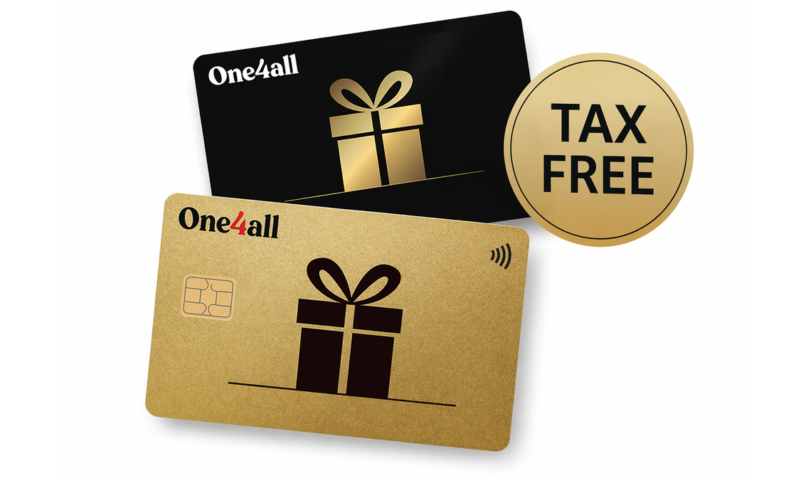 Corporate One4all Gift Cards from An Post Commerce enabling businesses to reward staff tax free with flexible vouchers accepted online and in store