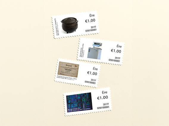 Stamps On A Roll - Strip of 4 €1.00 stamps - Phase IV - 1