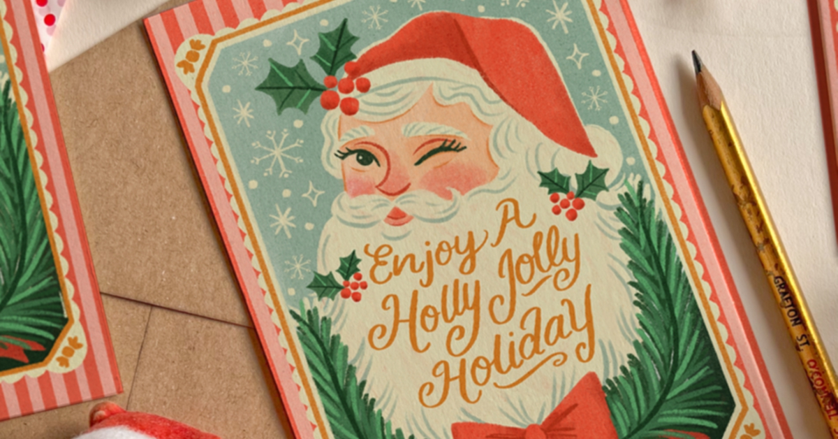 Image of a Christmas card