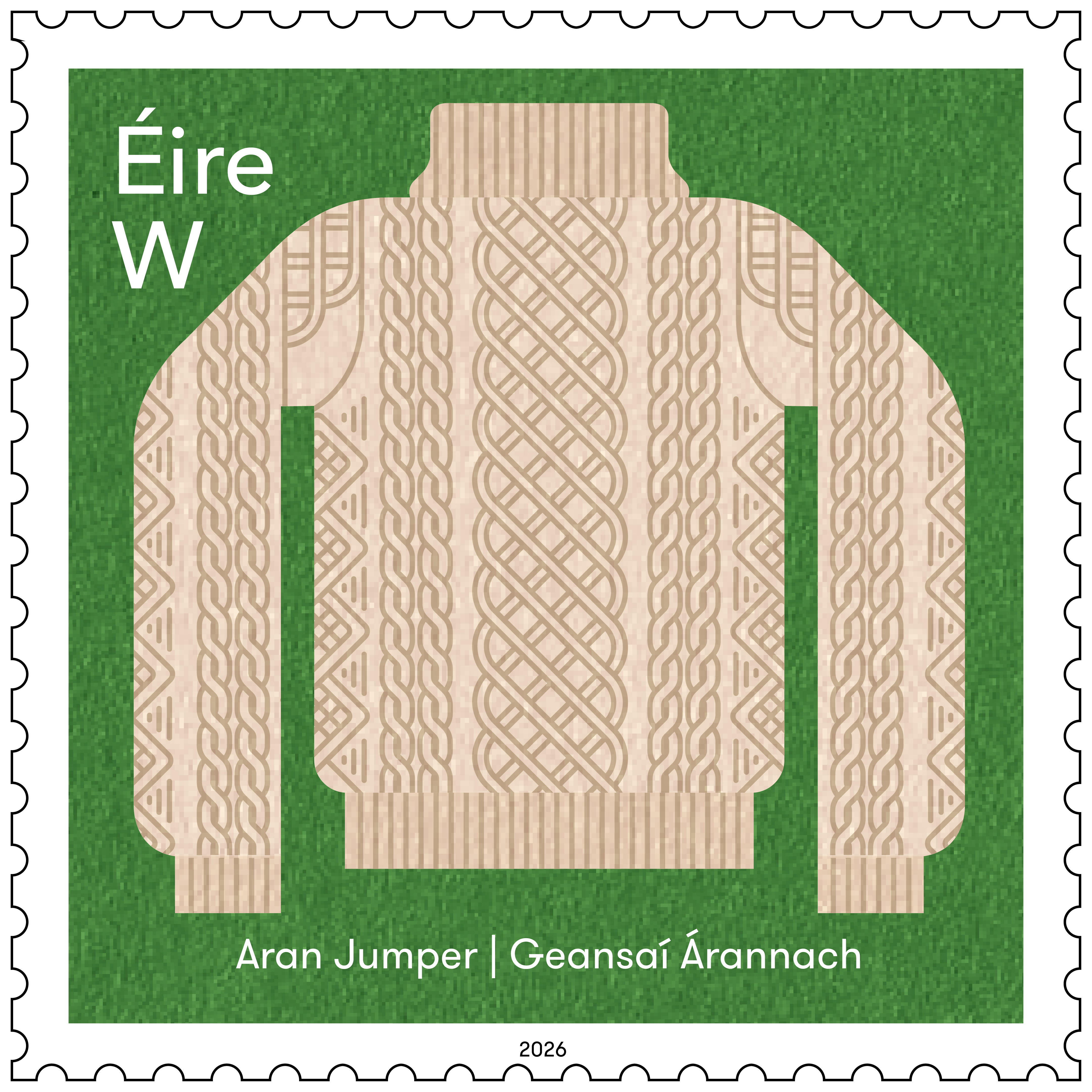 The Aran Jumper - International Stamp - 2
