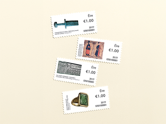 Stamps On A Roll - Strip of 4 €1.00 stamps - Phase IV - 1