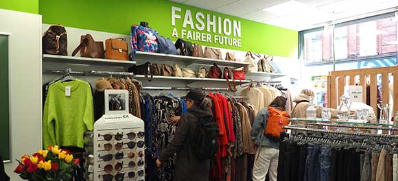 Oxfam shop interior