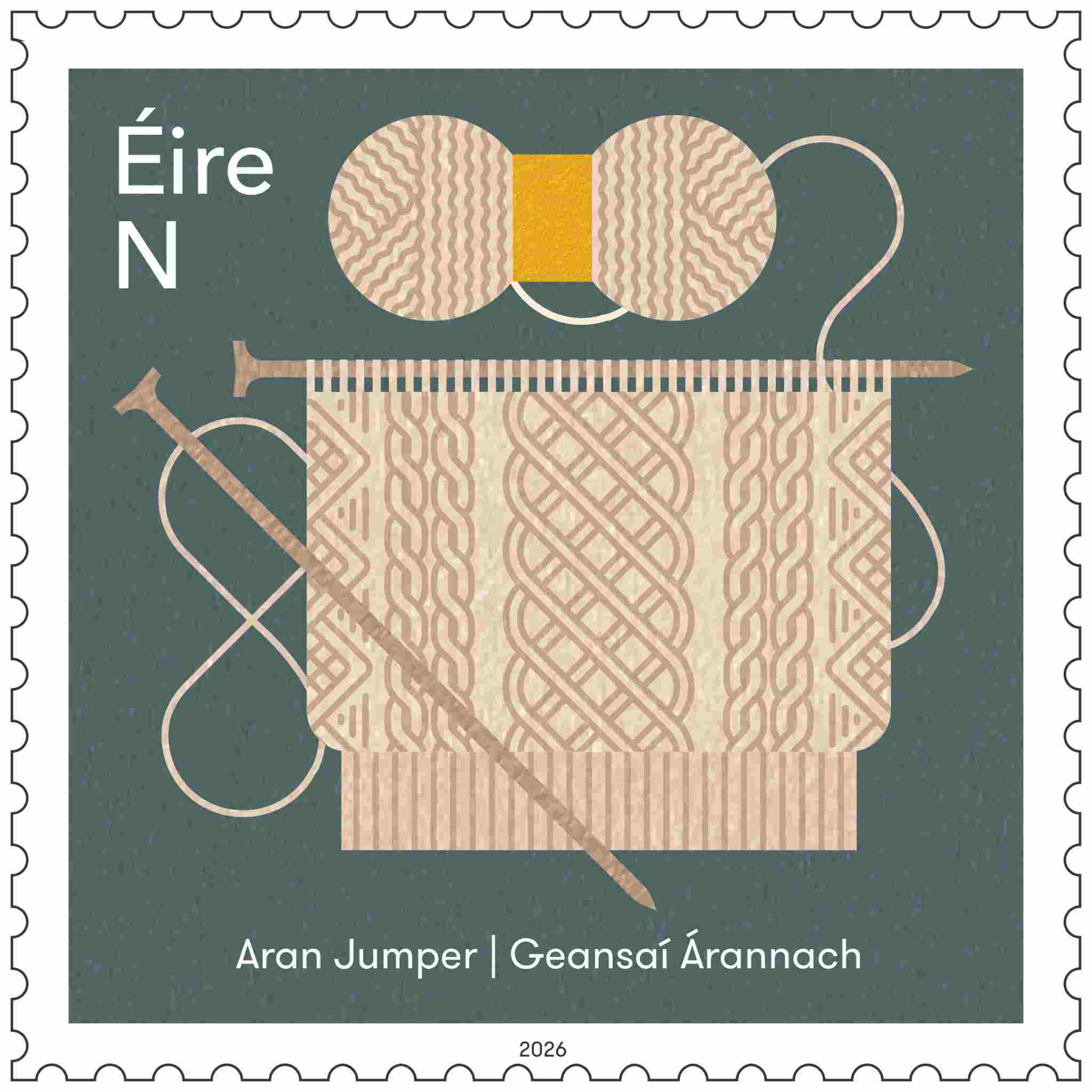 The Aran Jumper - National Stamp - 2