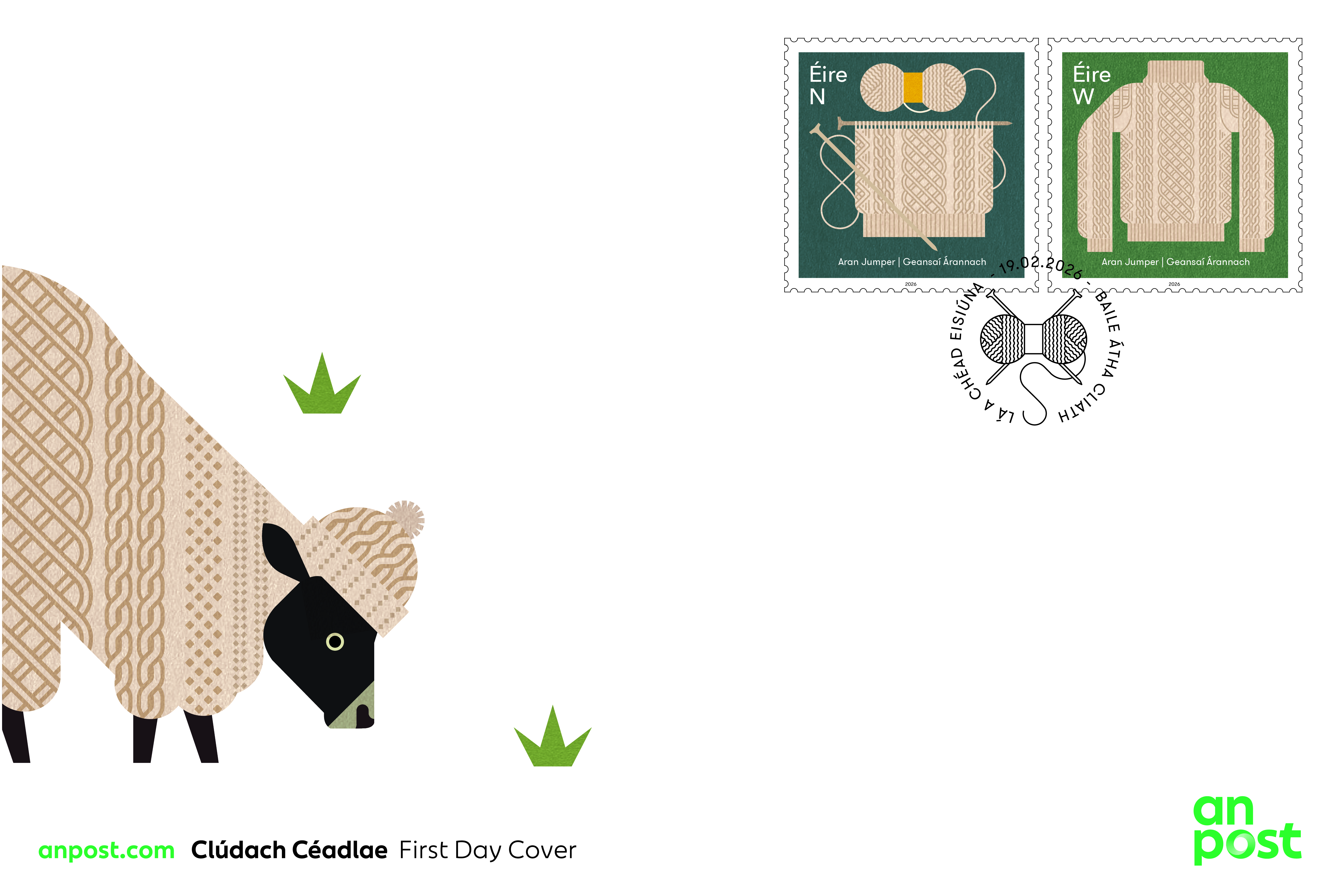 The Aran Jumper - First Day Cover - 2