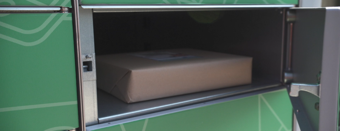 Parcel inside An Post Parcel Locker