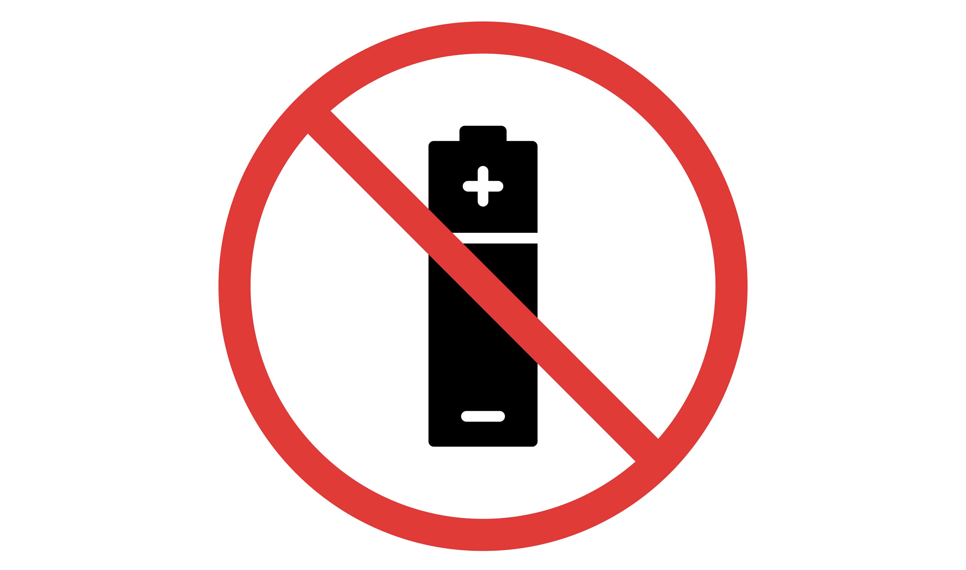 A prohibited battery