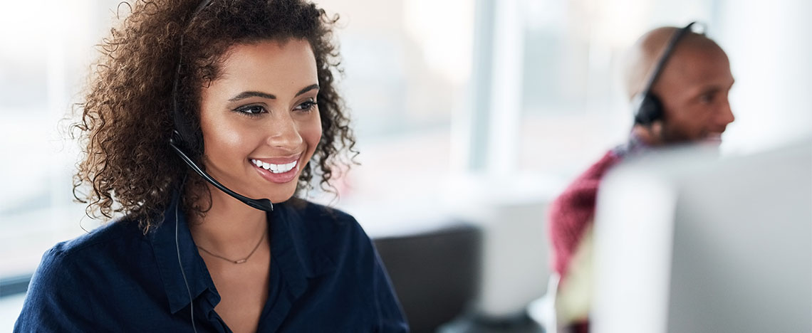 A customer service team member