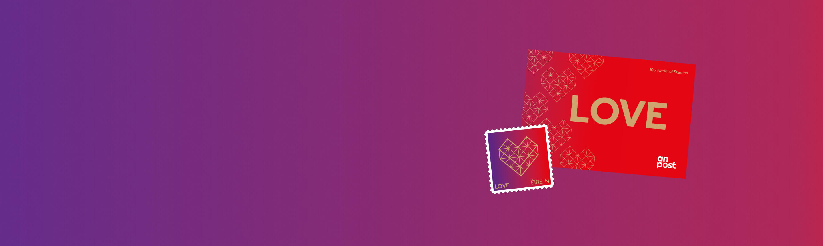 New love stamps from An Post