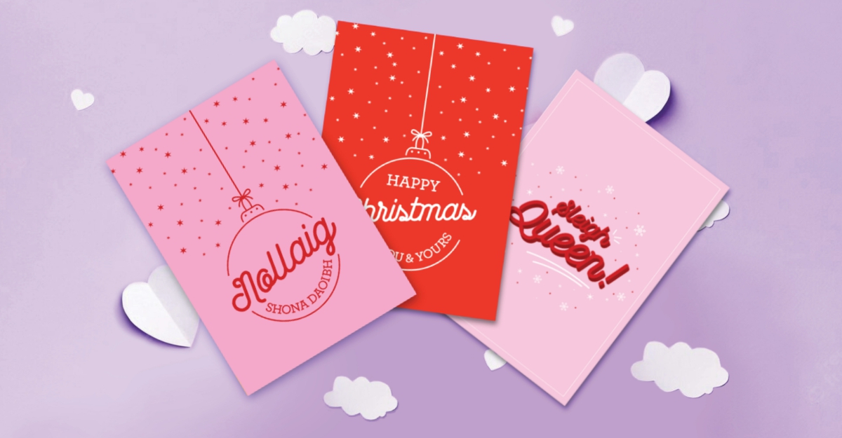 Image of a Christmas card